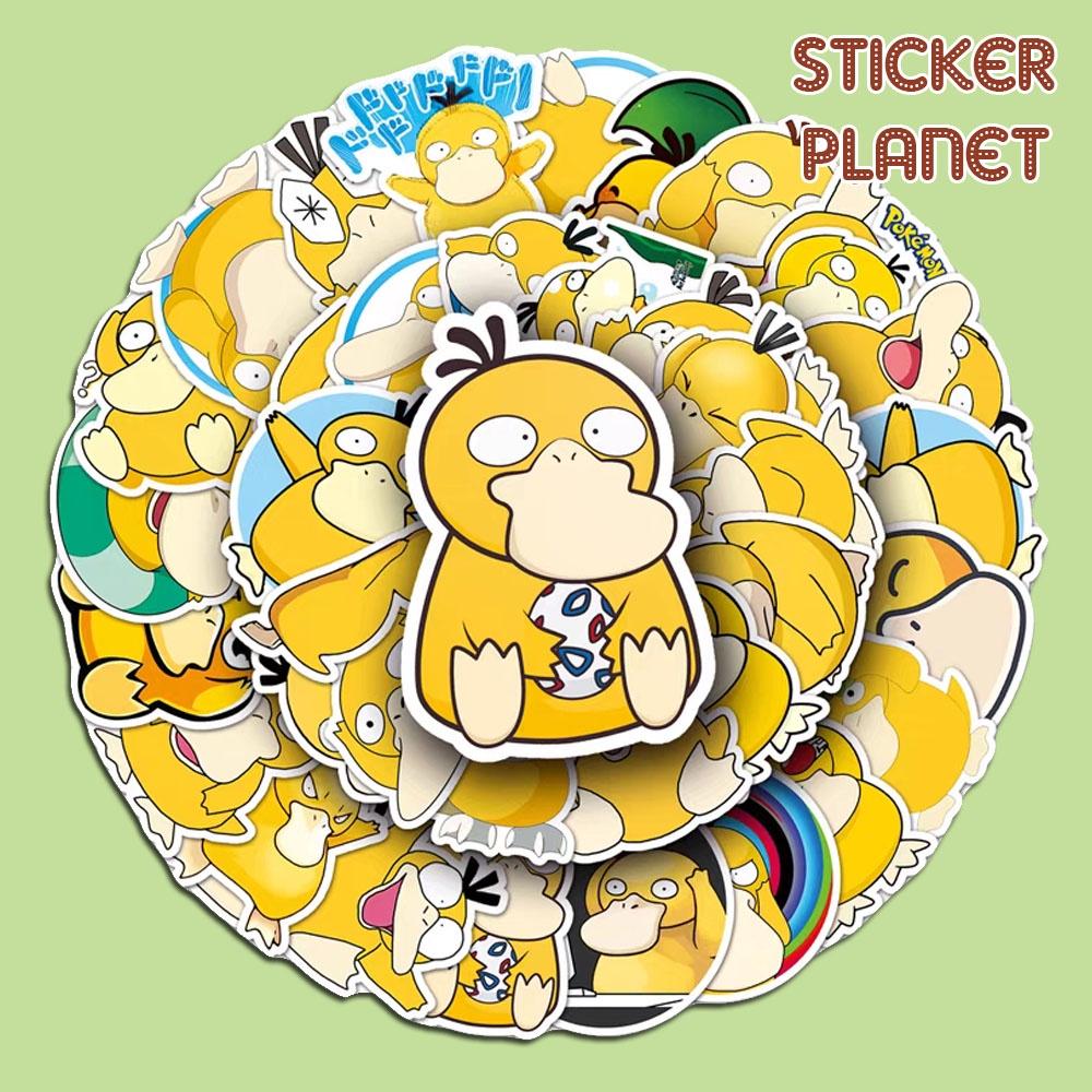 Sticker The spyduck family vịt vàng dễ thường chống thấm nước trang trí mũ bảo hiểm, laptop
