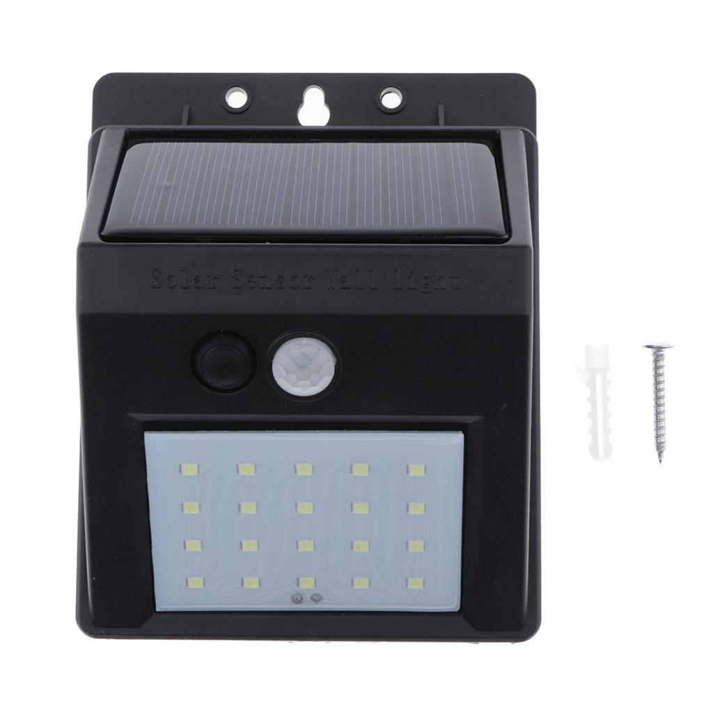 Solar Powered LED Wall Light
