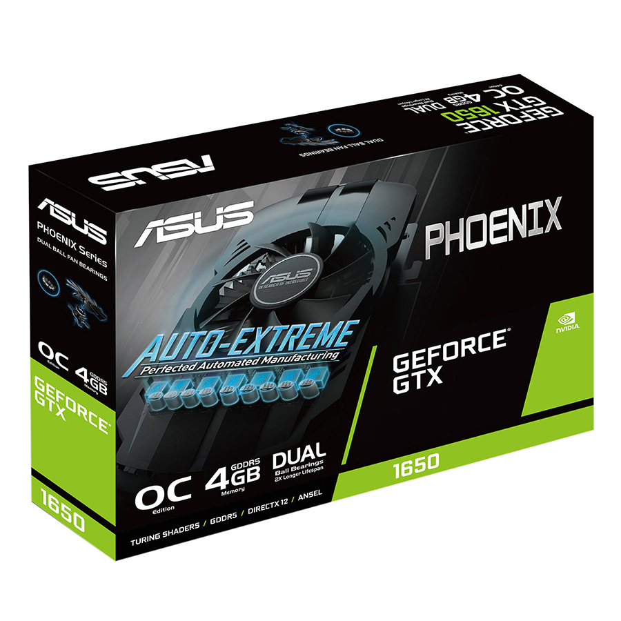 Card Màn Hình VGA ASUS PH-GTX1650-O4G GDDR5 4GB 128-bit - Hàng Chính Hãng