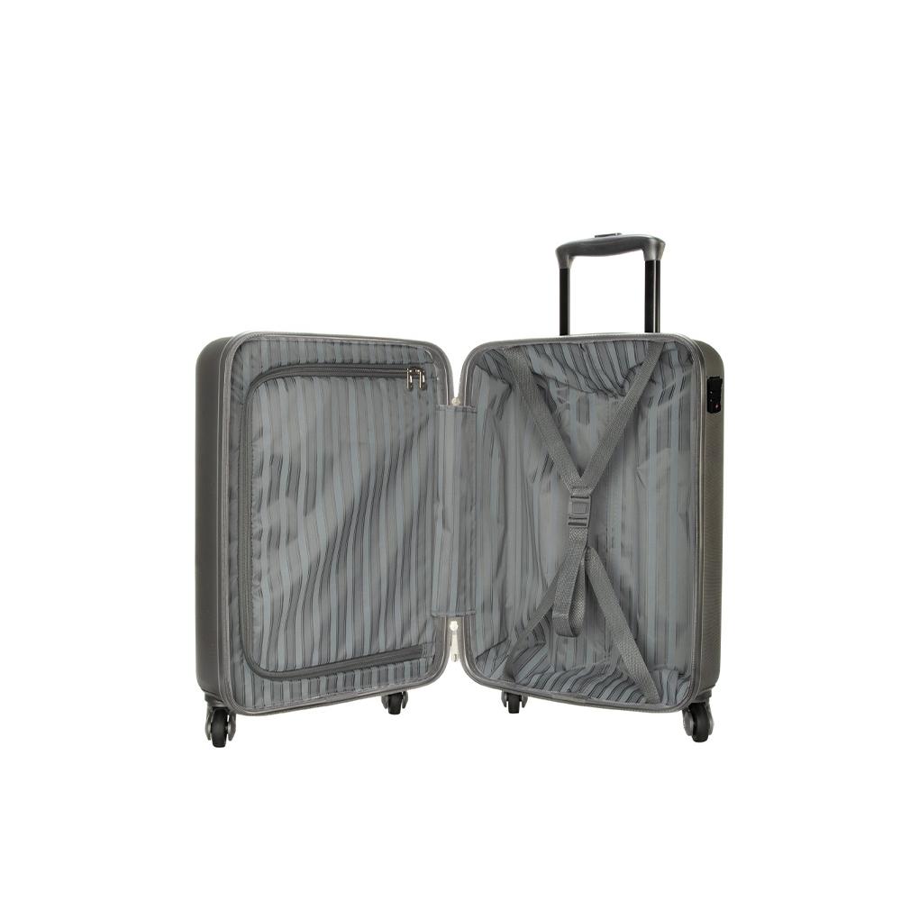 Vali du lịch Skyway Camano size 20/24/28 inch, nhựa cứng ABS, Thương hiệu Mỹ, 1 đổi 1 bể vỡ - White (Trắng)