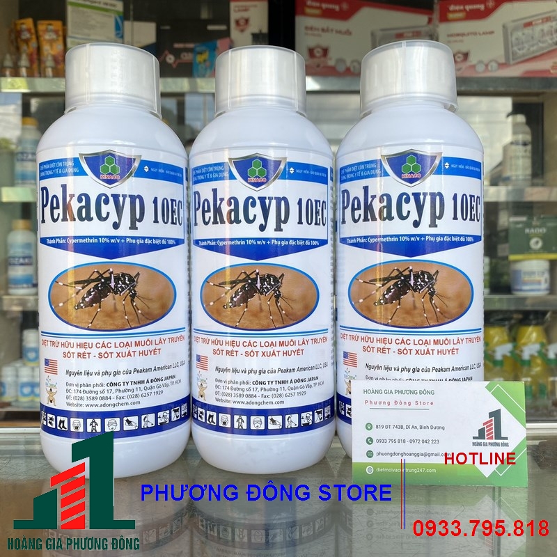 Thuốc diệt muỗi và côn trùng Pekacyp 10 EC