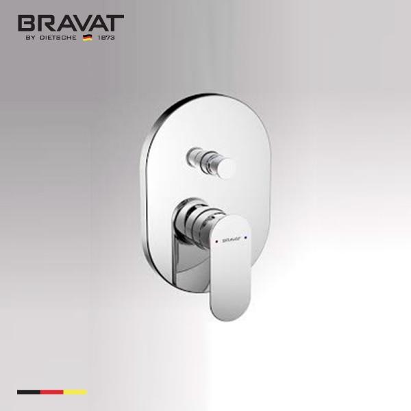 Bộ trộn vòi chậu âm tường Bravat D9100CP-ENG