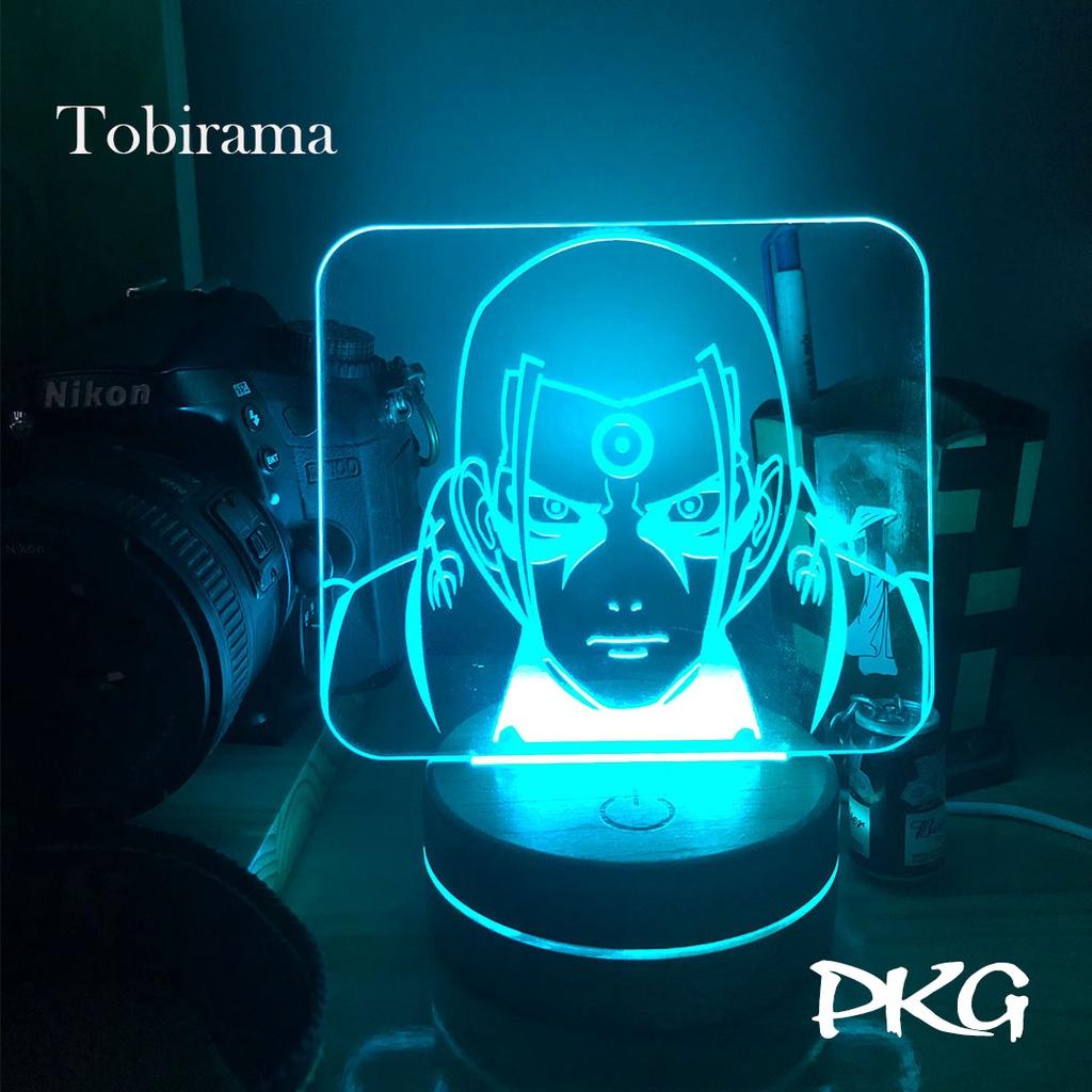 Đèn Ngủ Led 3D HASHIRAMA nhân vật Anime phát sáng 16 màu cảm ứng có điều khiển từ xa