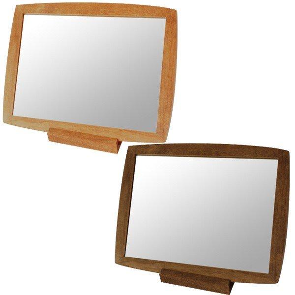 Gương để bàn VIVUDECOR GB01 100% gỗ tự nhiên