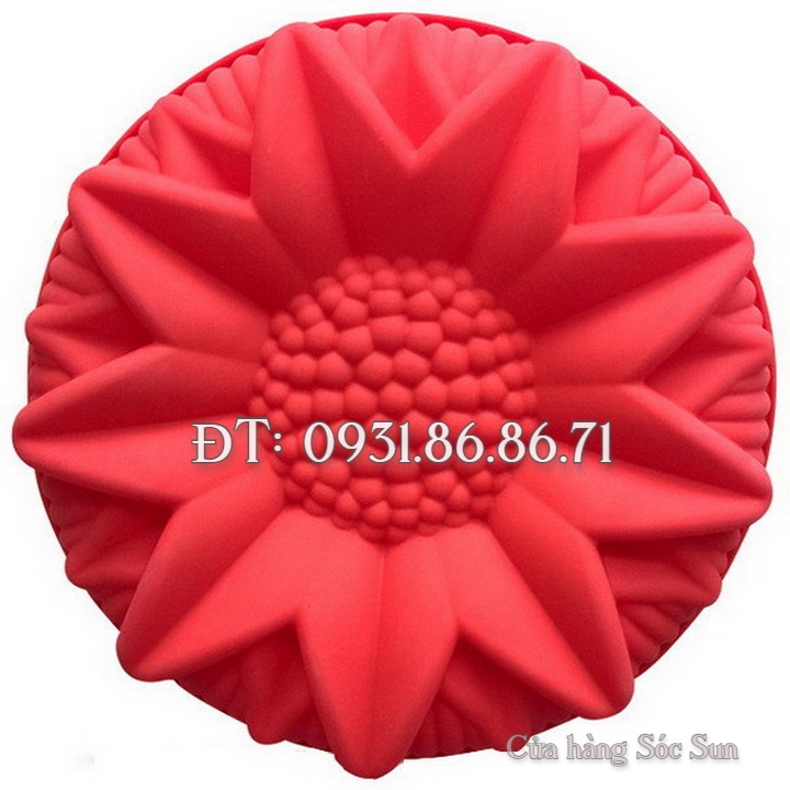 Khuôn silicon hoa hướng dương đại đóa loại 28 cm - Mã số 1025