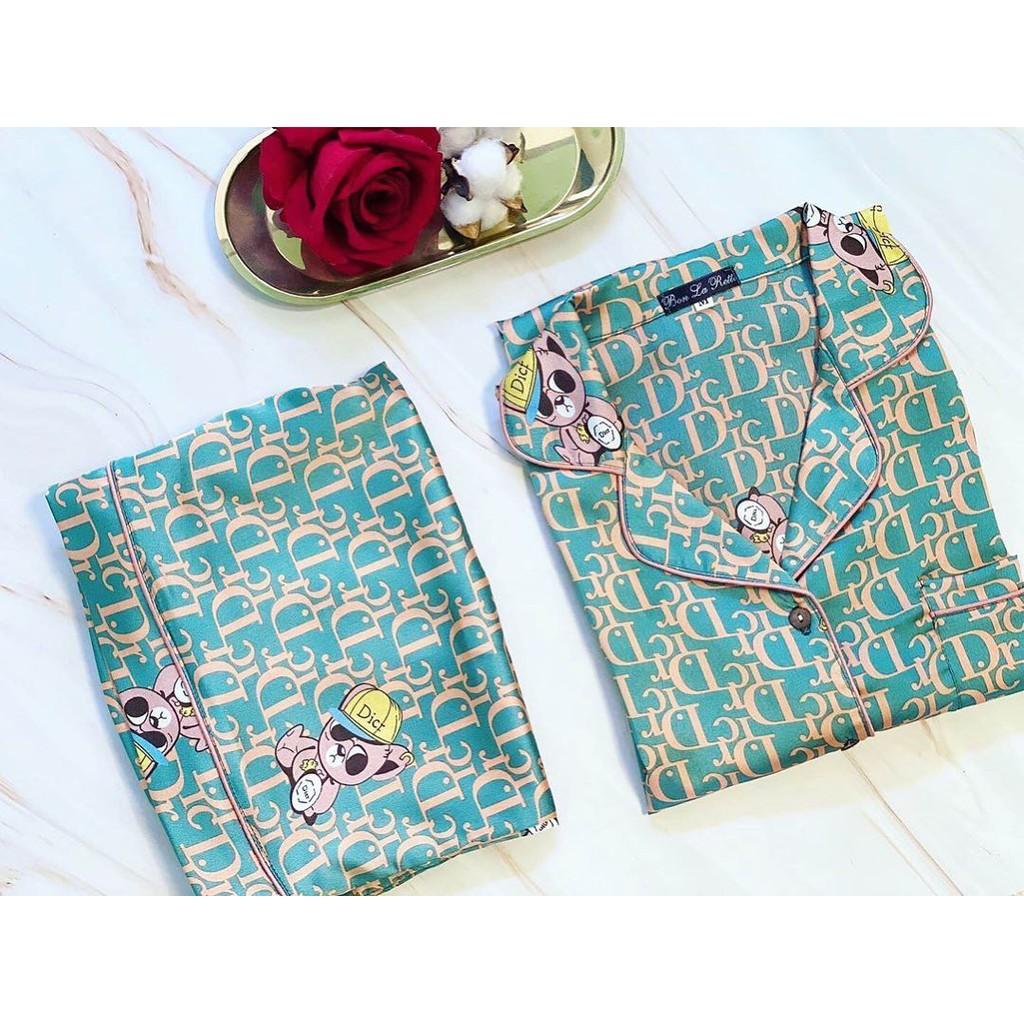 - Album Set Pijama Lụa Satin Ngắn Tay