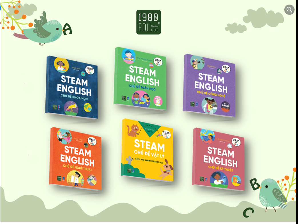 BỘ SÁCH STEAM ENGLISH