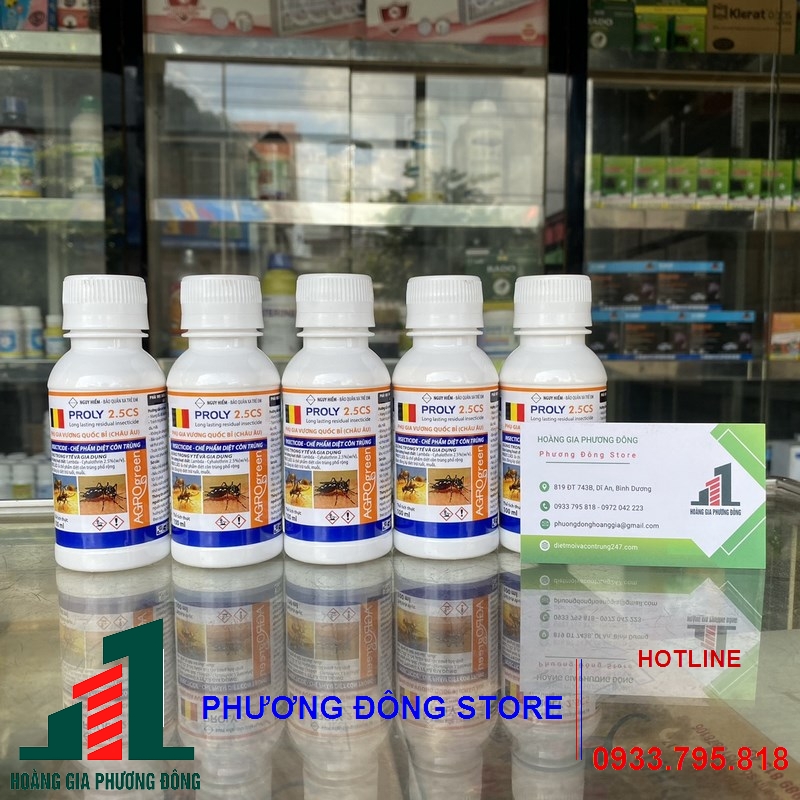 thuốc diệt muỗi và côn trùng Proly 2.5 CS-100ml