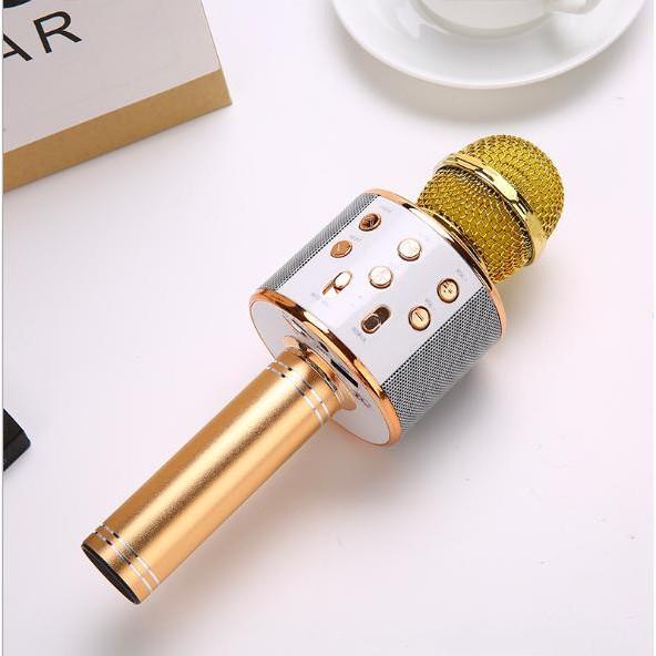Micro kiêm loa bluetooth karaoke không dây KTV HIFI 1800mAh - Home and Garden
