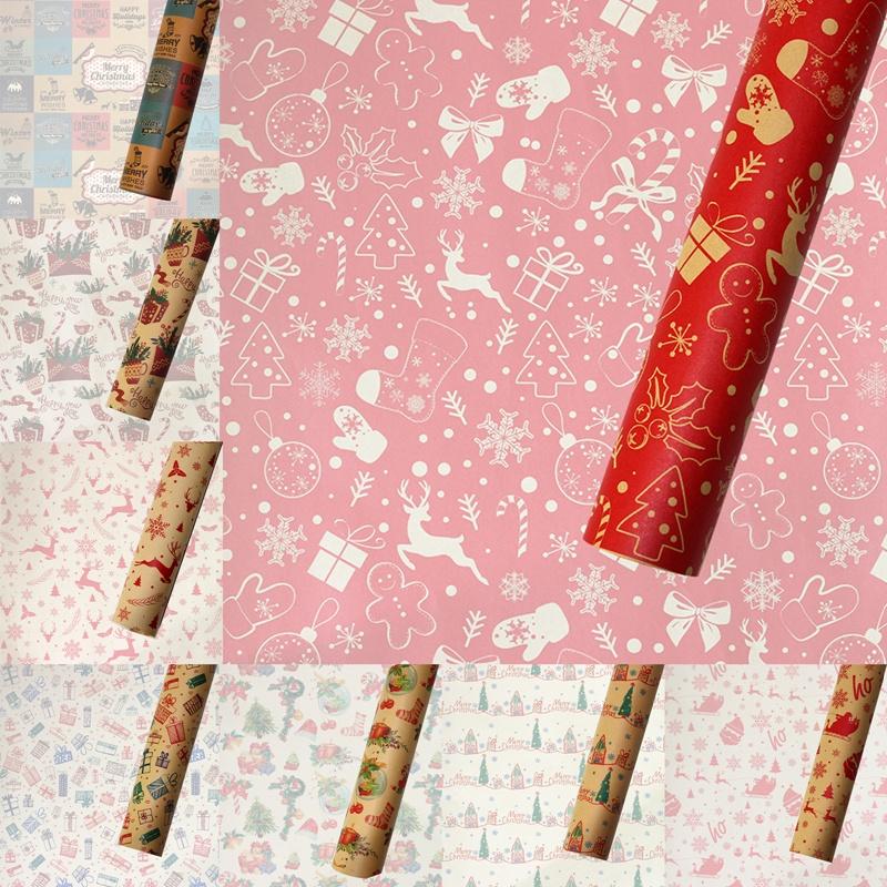 Tmdbyx Giấy gói quà Giáng Sinh/đám cưới/giáng sinh