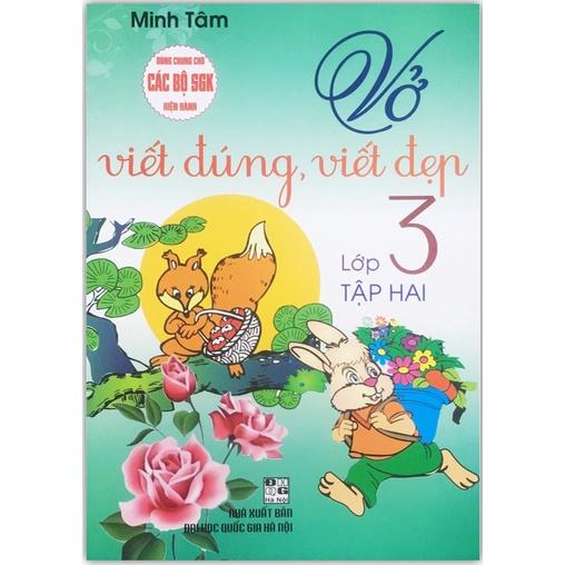 Sách - Vở Viết Đúng, Viết Đẹp 3 - Tập 2