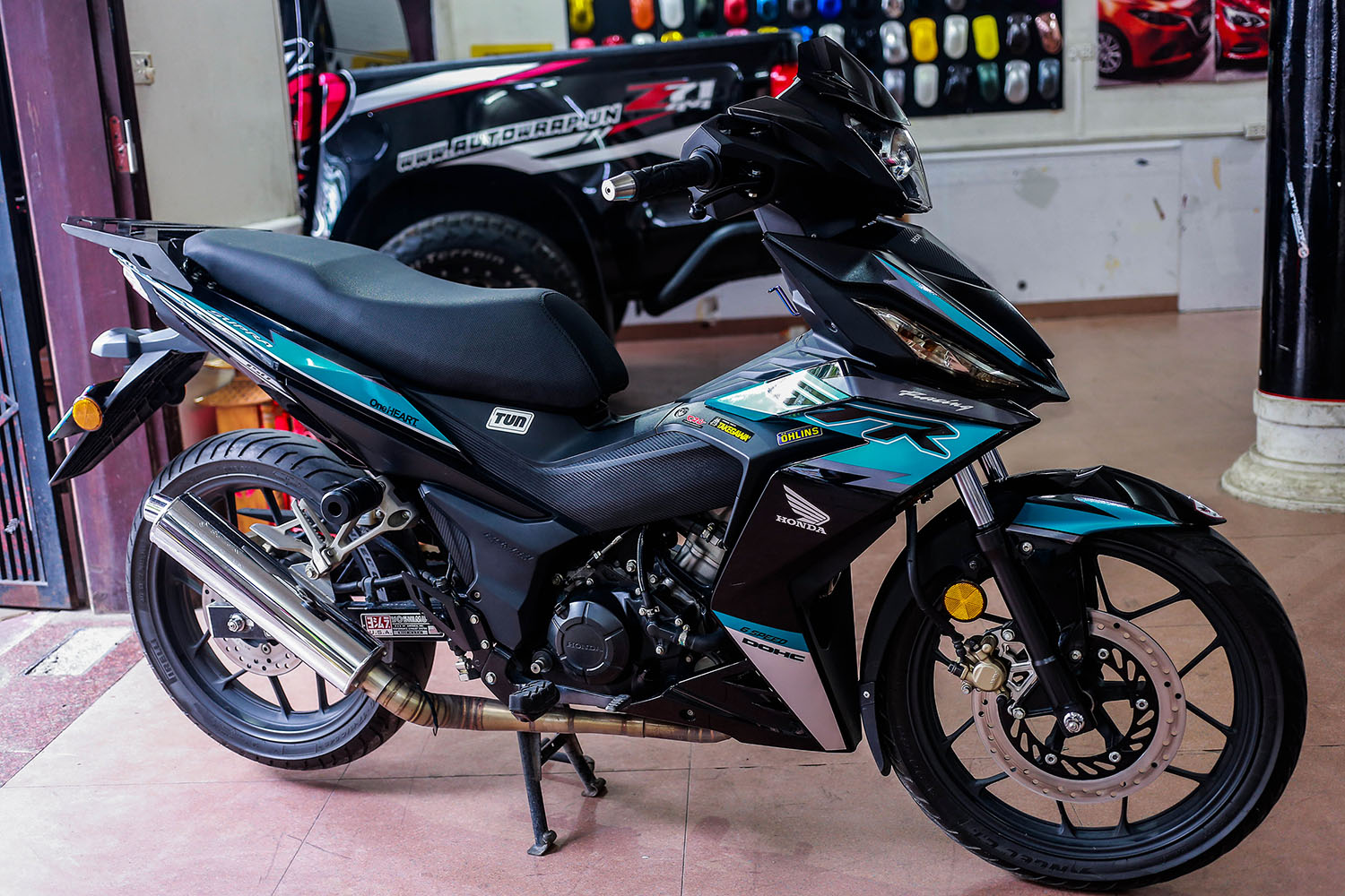 Tem rời Winner 150 Blue GTR Candy