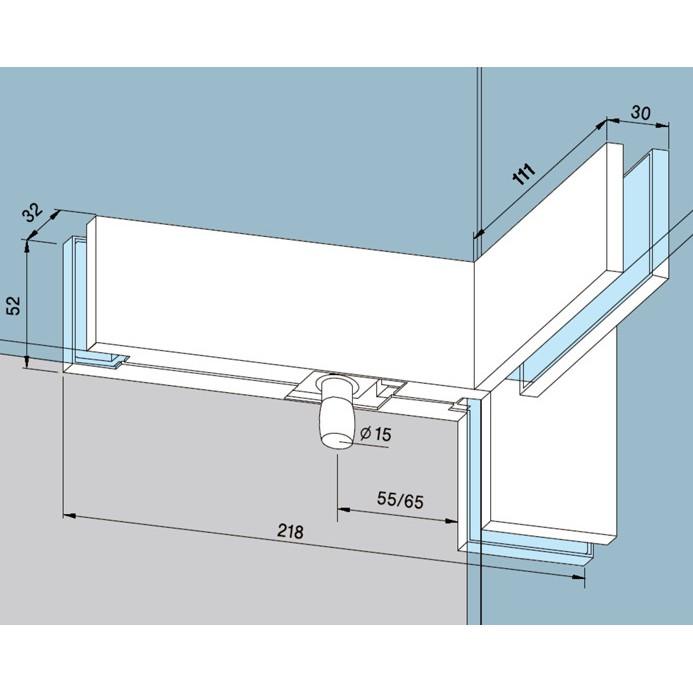 Kẹp kính đỉnh F- PT041