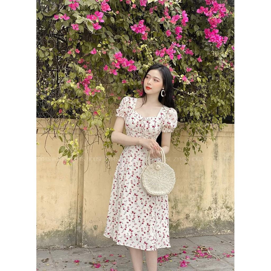 ĐẦM HOA NHÍ MIDI SIÊU XINH