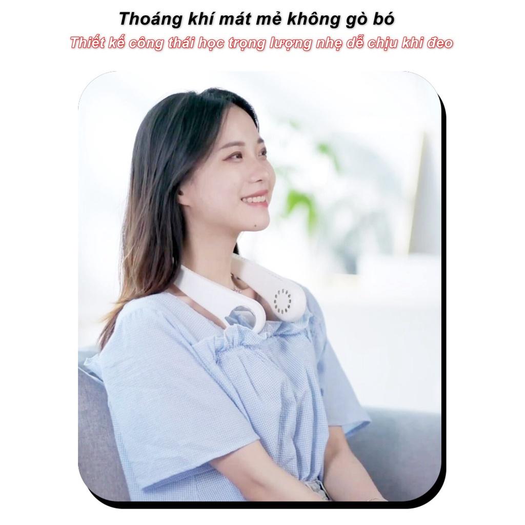 Quạt đeo cổ không cánh M6 bất chấp thời tiết - Home and Garden