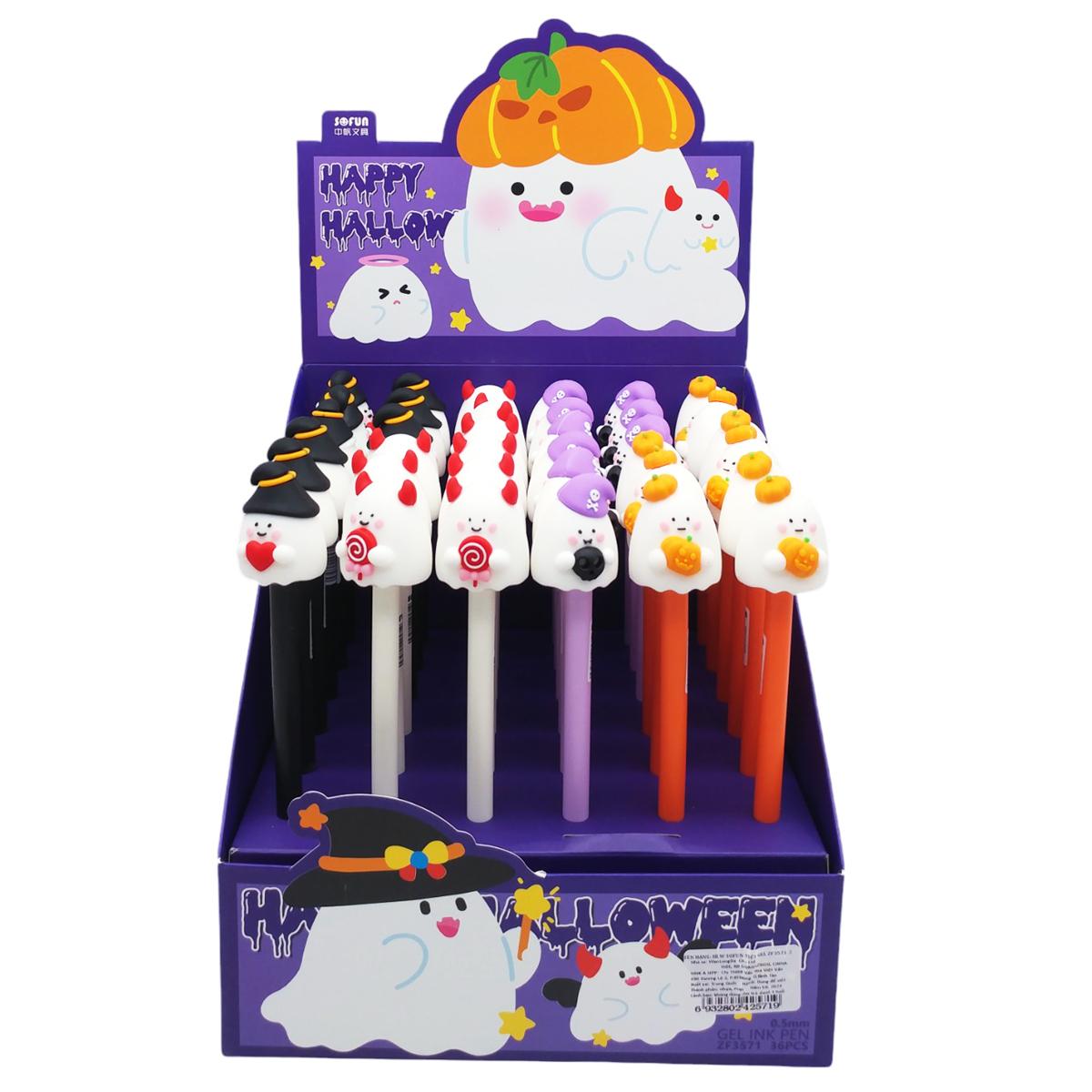 Bút Gel Halloween - WanLongDa ZF3571-2 - Mực Xanh - Mẫu 4