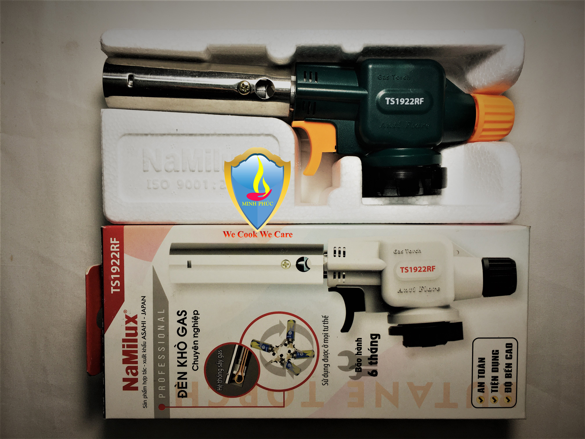 Đèn khò gas mini Namilux TS1922RF - HÀNG CHÍNH HÃNG NAMILUX