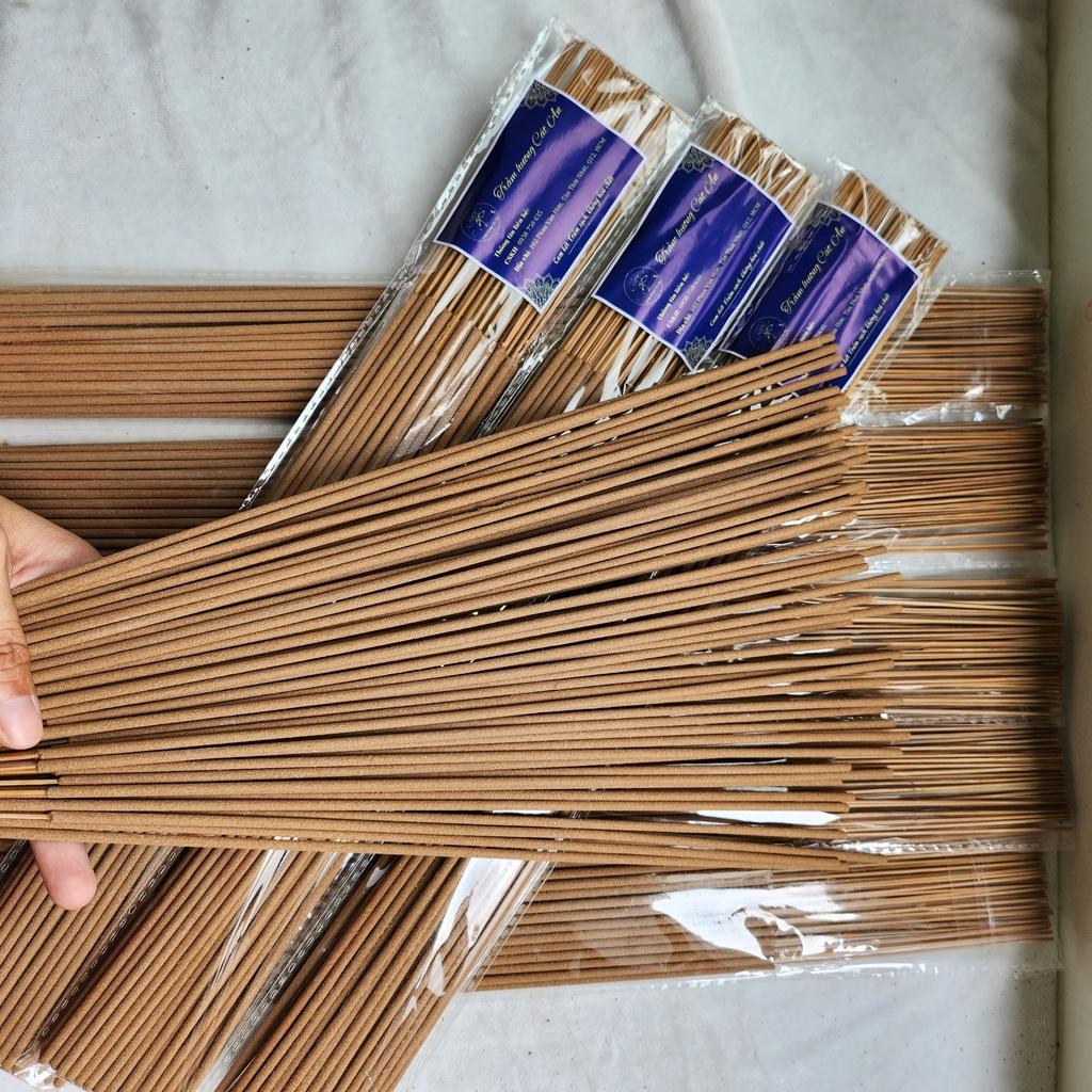 Nhang Trầm Hương Sạch Tự Nhiên Cát An Không Hoá Chất Hương Thơm Dịu Nhẹ, An Toàn Sức Khoẻ - Loại 30cm & 40 cm