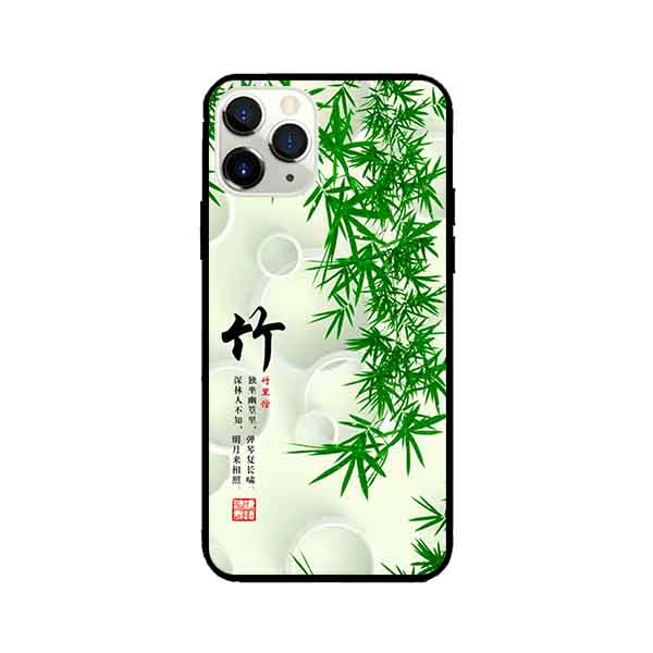 Ốp Lưng in cho iPhone 11 Pro Max Mẫu Tranh Nền Tre - Hàng Chính Hãng