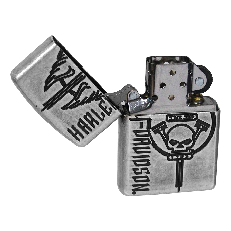 Bật Lửa Zippo 29280 - Hd 1903 Armor Antique Silver Plate