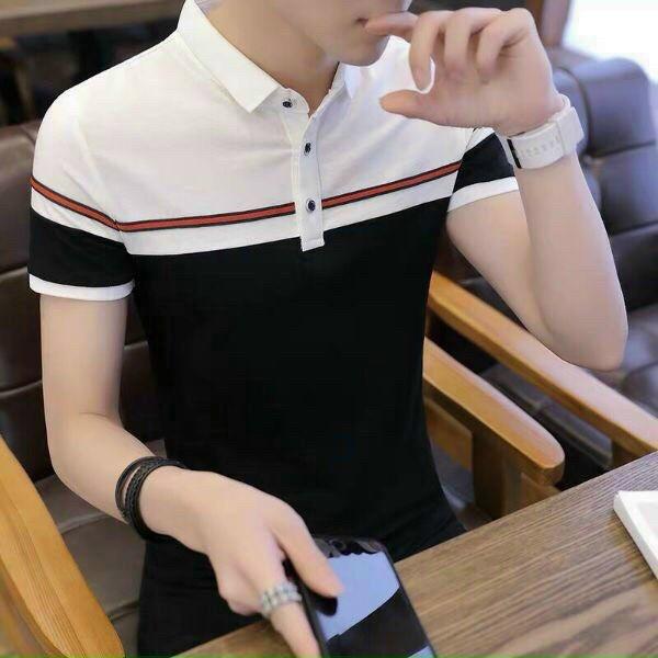 Áo thun polo nam có cổ tay ngắn 4 màu đẹp chất thun cotton 4c thoải mái thoáng mát - ATN29