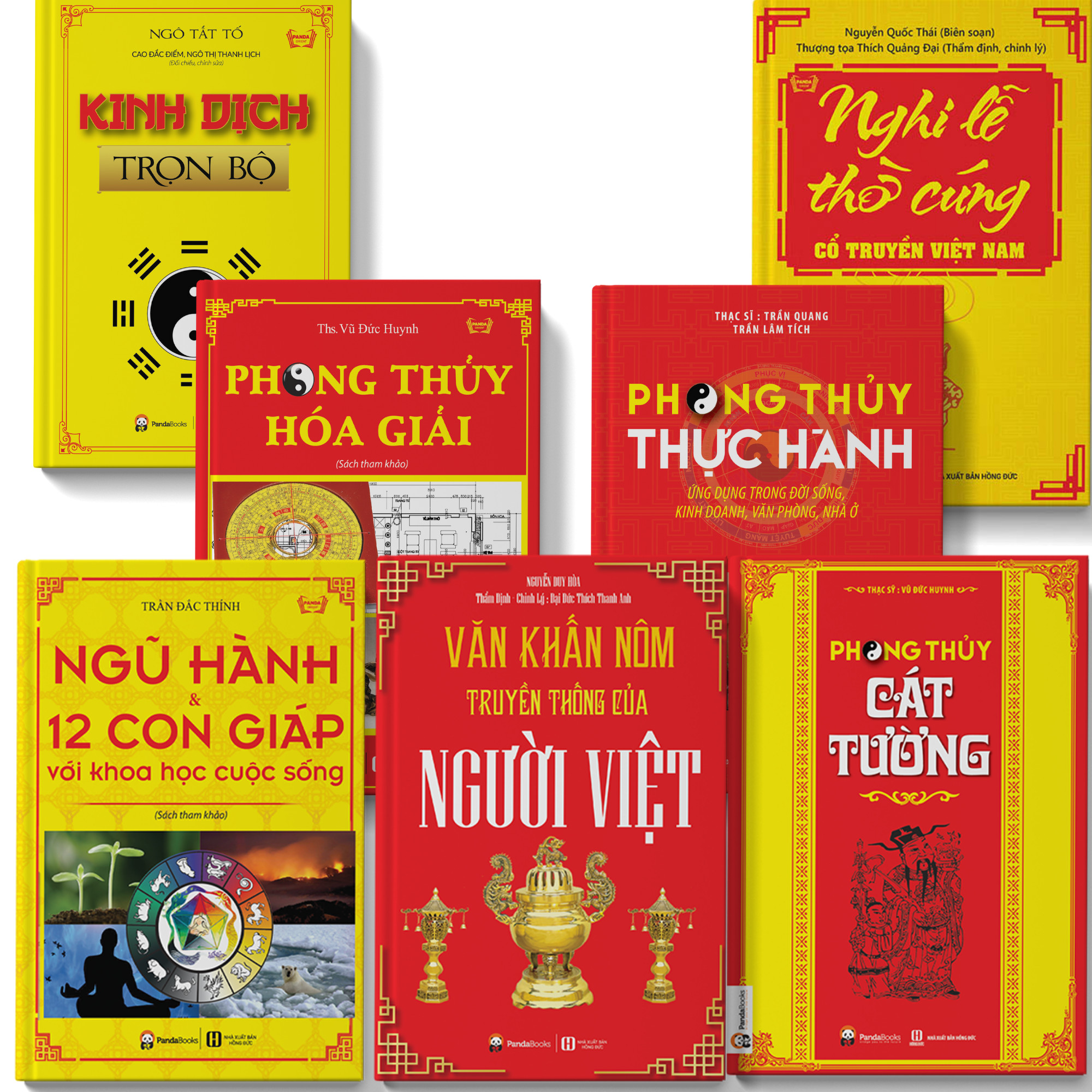 Combo 7 sách phong thủy-nghi lễ-phong tục-bói-kinh dịch