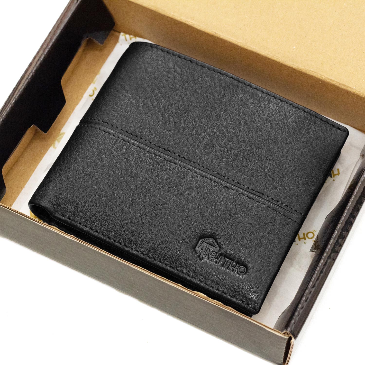 Ví ngang da bò MIN-09 - Form nhỏ | Anh Tho leather