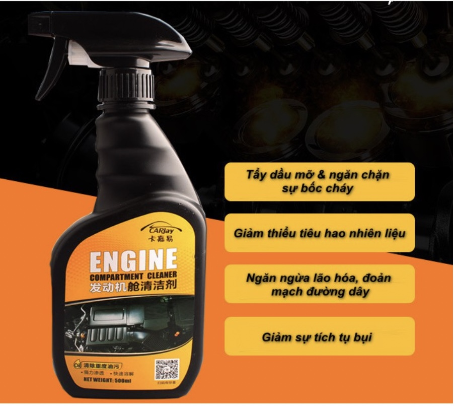 Bộ vệ sinh khoang máy ô tô ENGINE CLEANER