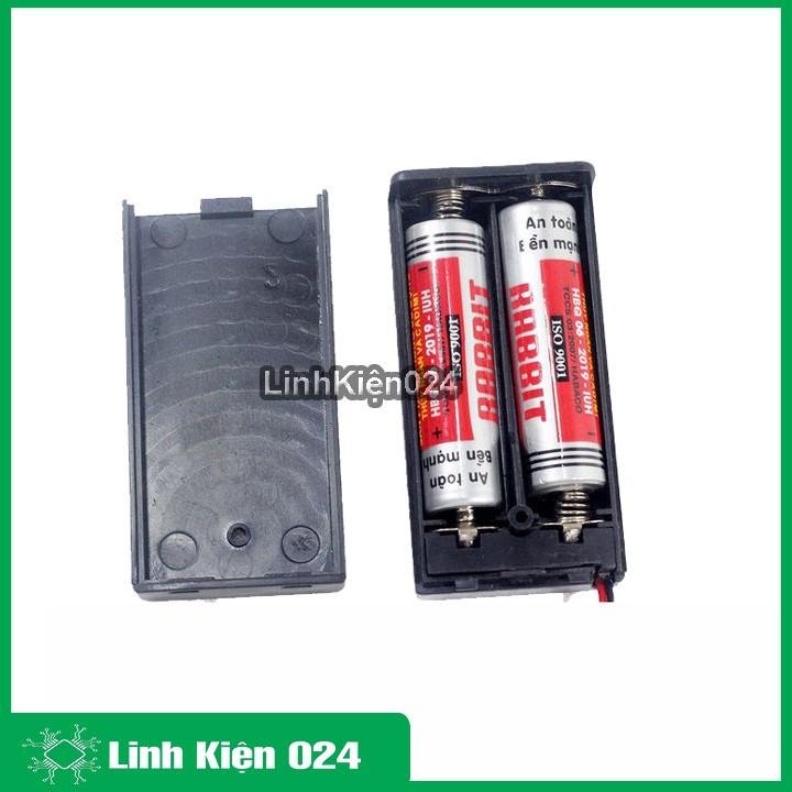 Đế Pin AA Có Nắp, Kèm Công Tắc