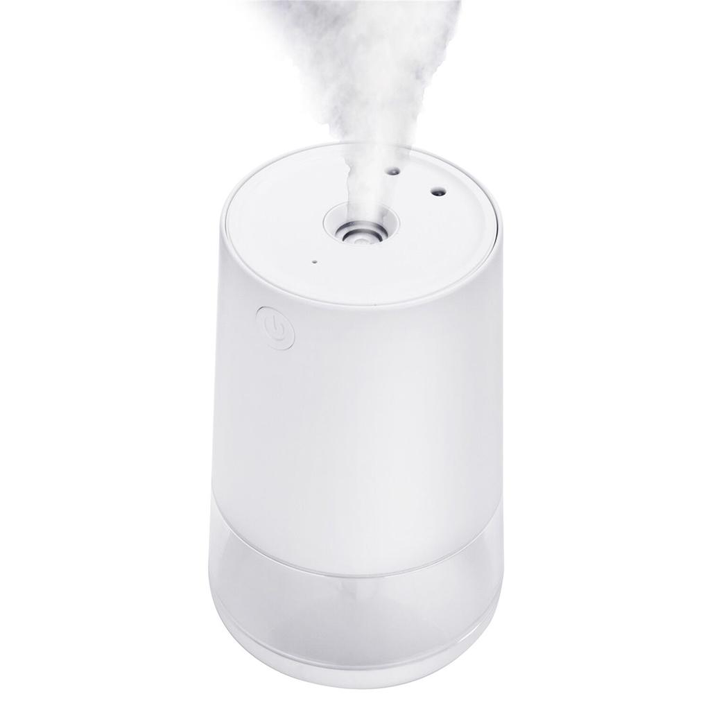 Máy khử trùng tay cảm ứng tự động với bình cồn dung tích 150ml tích hợp xịt xà phòng dùng pin tiện lợi