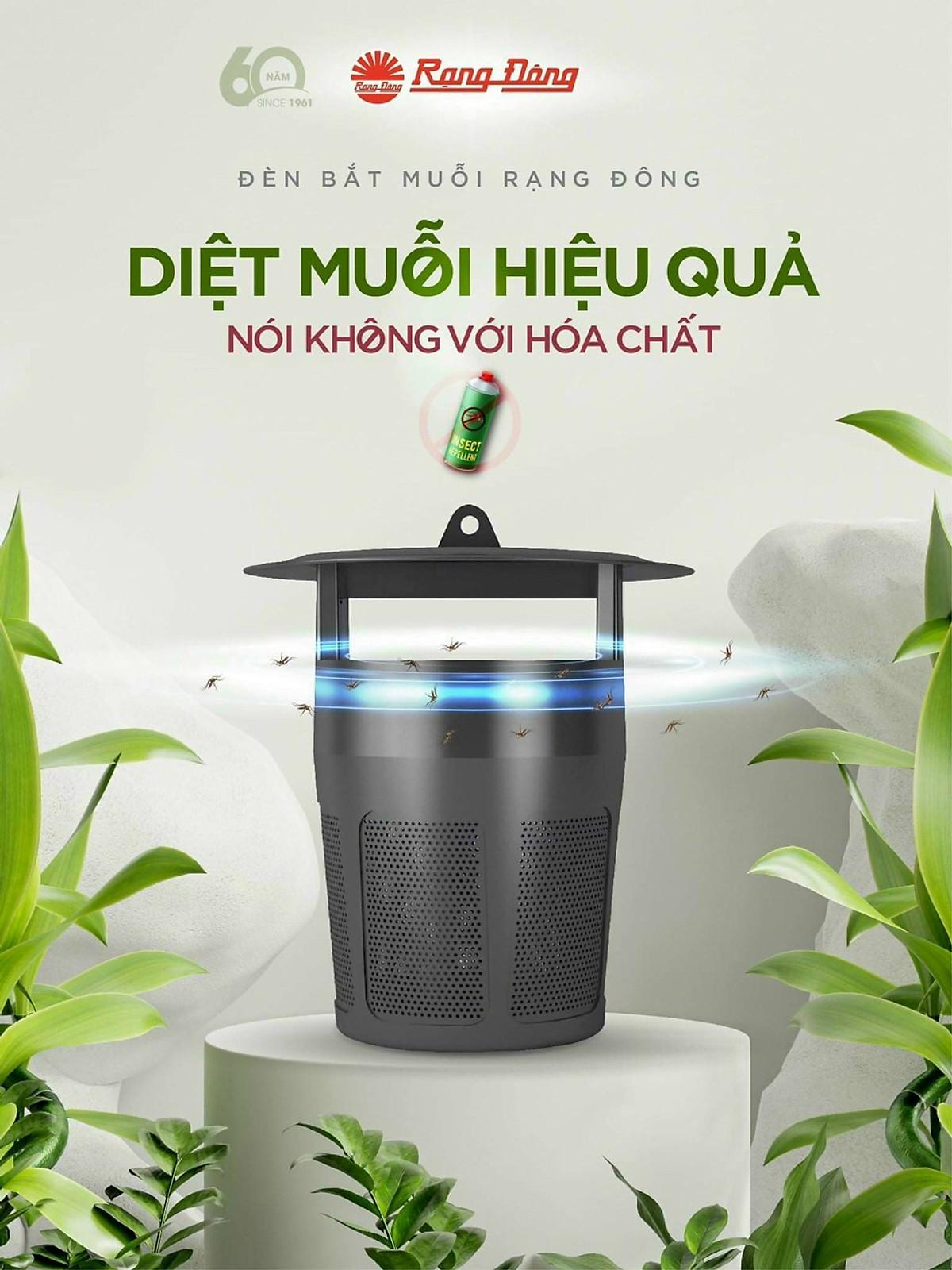 Đèn bắt muỗi Rạng Đông DBM01 5W - Chính Hãng