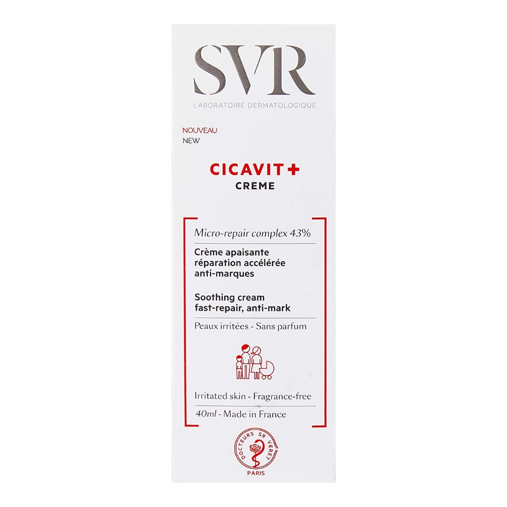 Kem dưỡng SVR Cicavit + Crème 40ml làm dịu da bị nứt nẻ, mẩn đỏ