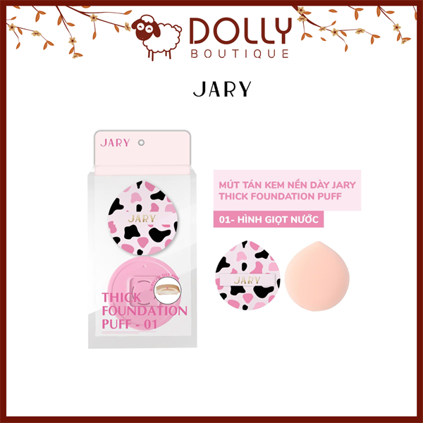 Mút Tán Kem Nền Dày Jary Thick Foundation Puff