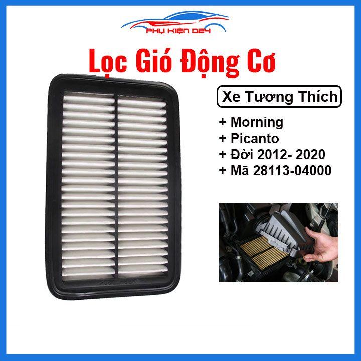 Lọc gió động cơ ô tô Morning, Picanto 2012- 2020 Mã 28113-04000