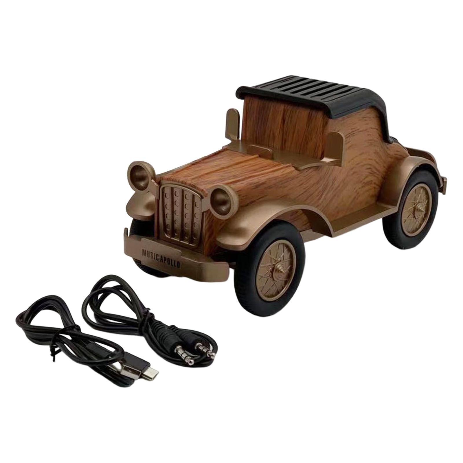 Vintage portable Speaker Subwoofer Rechargeable Mini for Hiking car