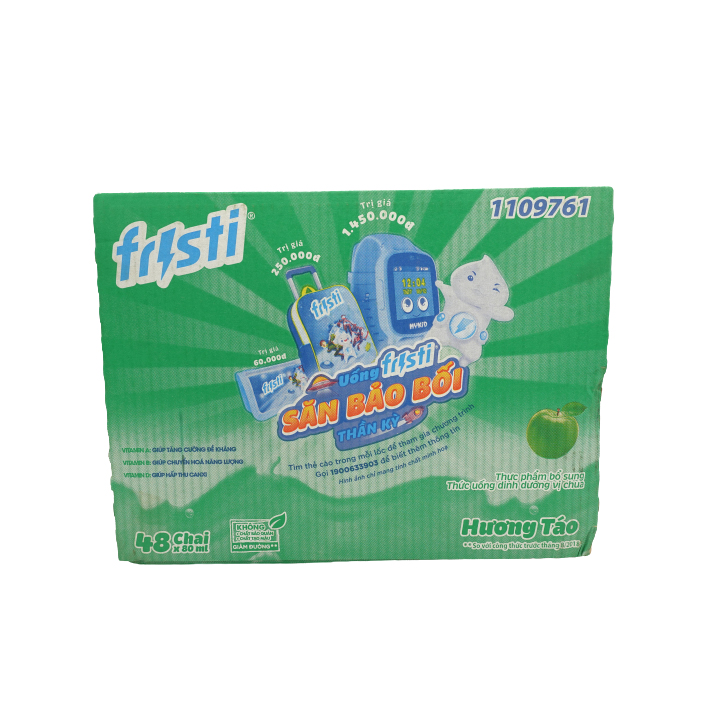 Thùng Fristi Hương Táo 48x80ml