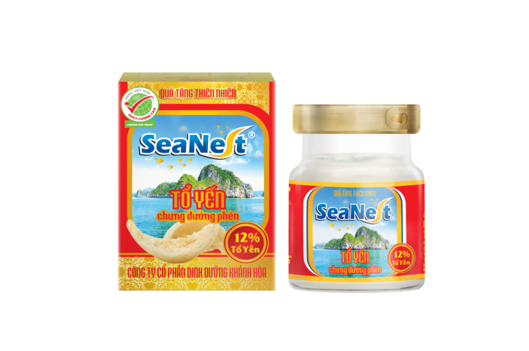 Block 5+1 Nước Tổ Yến 12% Chưng Đường Phèn Seanest Khánh Hòa Nutrition – Lọ 70ml x 6 lọ