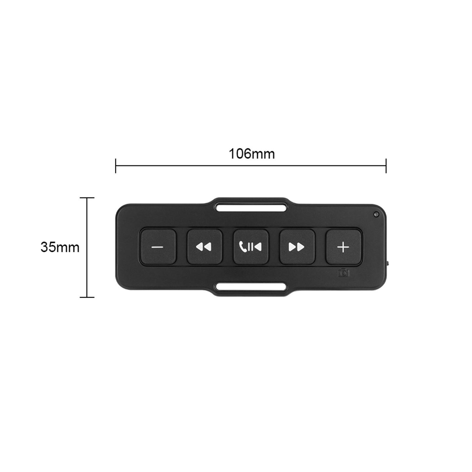 Media  Button Waterproof Car Remote Controller for