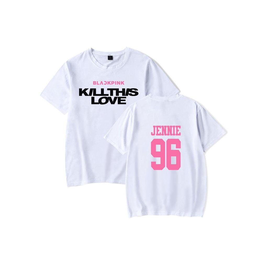 Áo thun BLACKPINK in tên và năm sinh Jennie Jisoo Lisa Rose áo in hai mặt