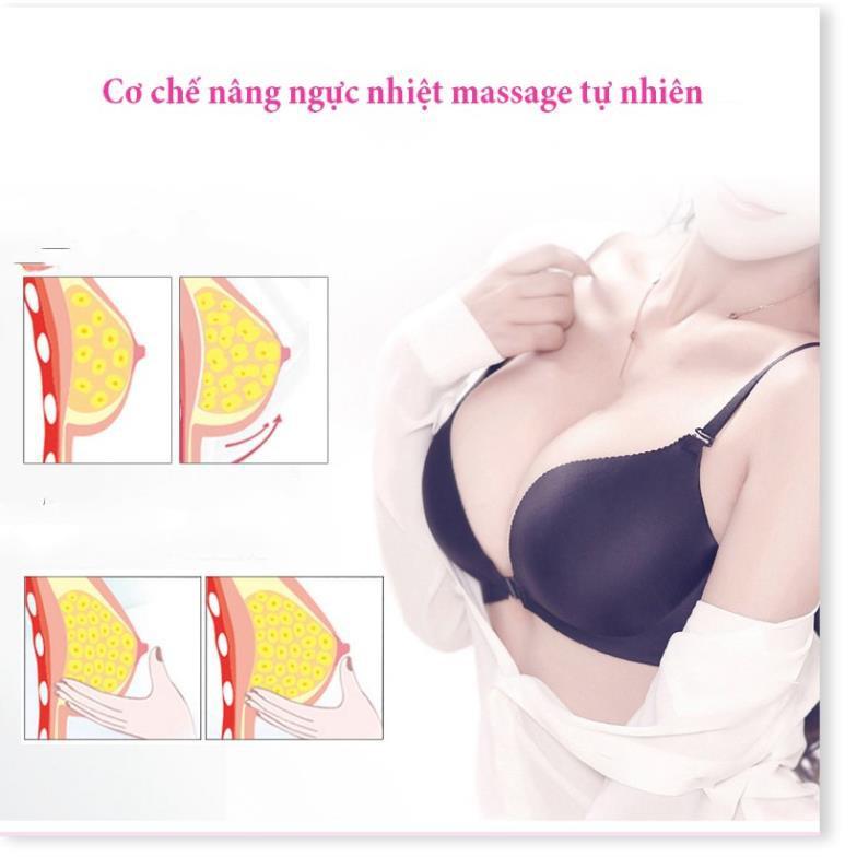 Máy massage nâng ngực an toàn hiệu quả nhanh chóng dụng cụ mát xa ngực cải thiện kích thước và tình trạng chảy xệ ..