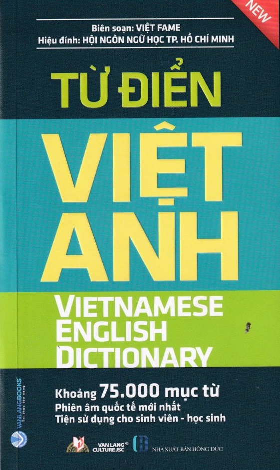 TỪ ĐIỂN VIỆT ANH KHOẢNG 75.000 MỤC TỪ