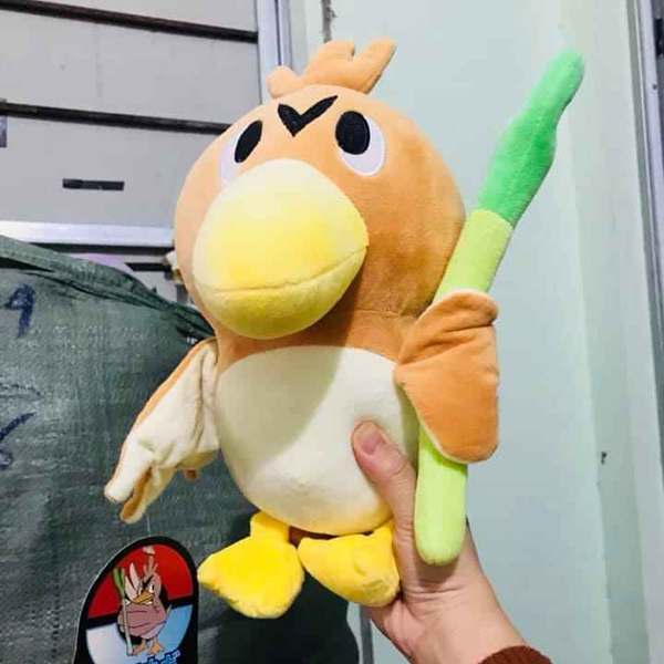 Gấu Bông Pokemon - Chim Kamonegi (40 Cm) Gb207 (Tặng 1 Móc Khóa Dây Da Pu Đính Đá Lấp Lánh)