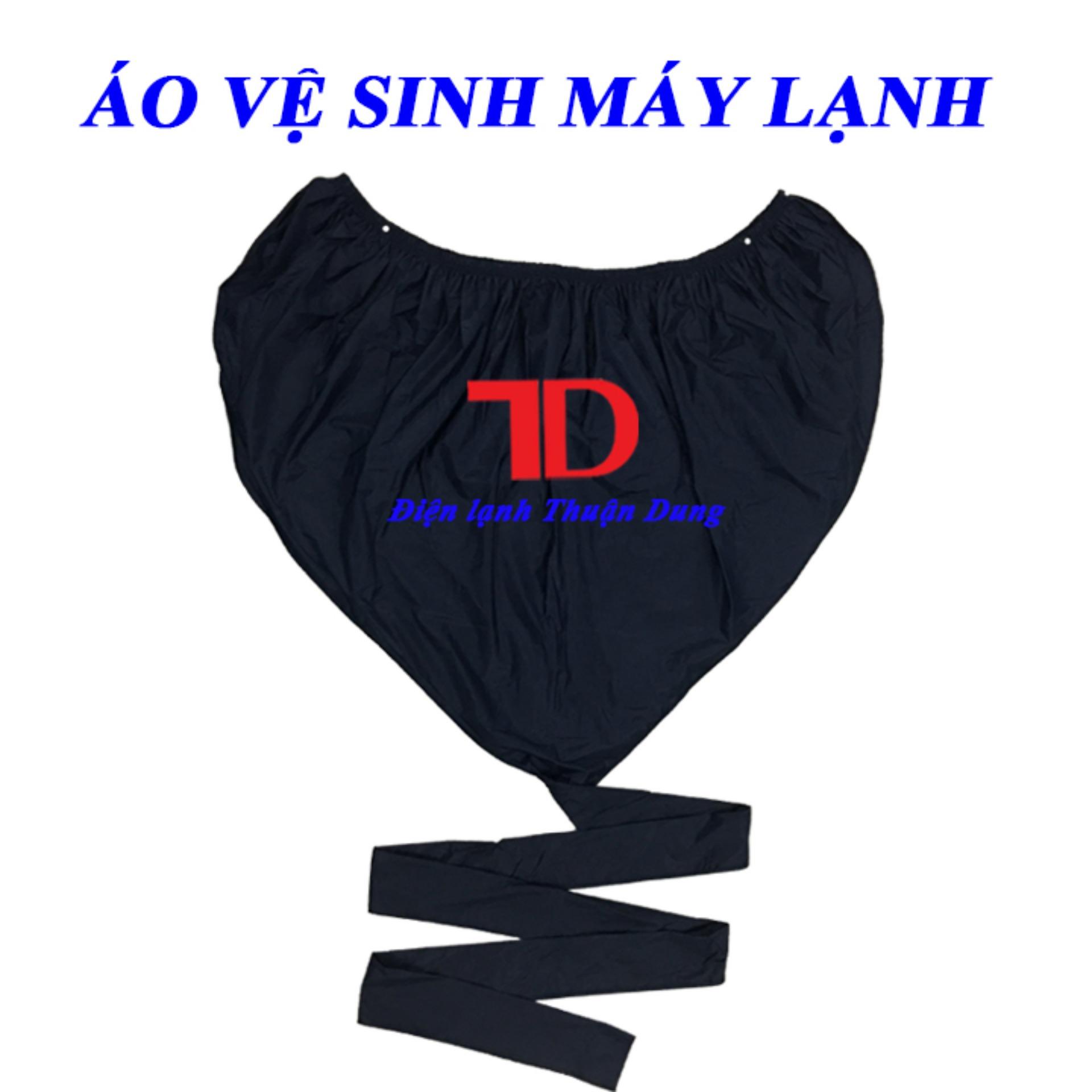 Túi vệ sinh máy lạnh, đuôi 2.5 mét, miệng 1.8 mét, áo bạt trùm rửađiều hòa treo tườn, dụng cụ vệ sinh máy lạnh, tặng kèm dây xỏ, hàng chính hãng, Điện Lạnh Thuận Dung