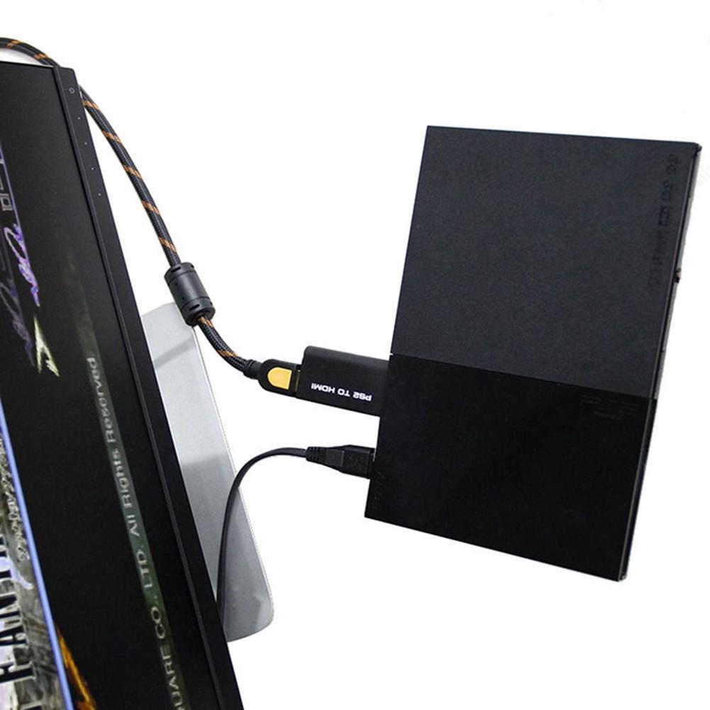 Thiết bị chuyển đổi PS2 sang HDMI tích hợp cổng ra âm thanh 3.5mm