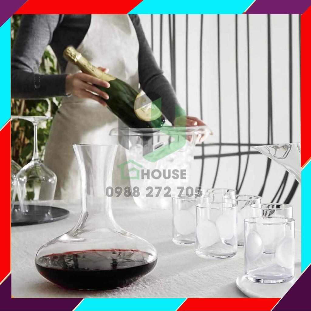 Bình thủy tinh ELECTRA - Bormioli Rocco - 1600ml - decanter - Hàng Chính Hãng