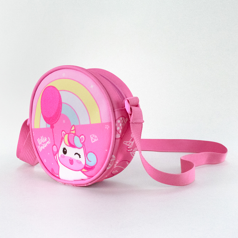 Túi Đeo Chéo CLEVERHIPPO Kỳ Lân Cầu Vồng CRC2105/PINK