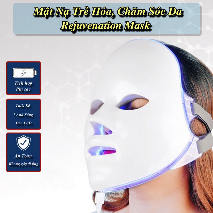 Mặt Nạ Trẻ Hóa, Chăm Sóc Da Led Rejuvenation Mask - Home and Garden