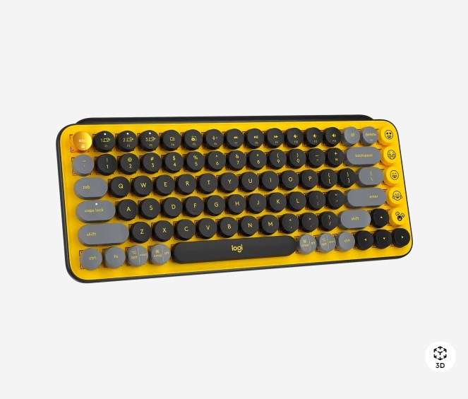 Bàn phím cơ học không dây với các phím emoji có thể tùy chỉnh Logitech POP Keys - HÀNG CHÍNH HÃNG