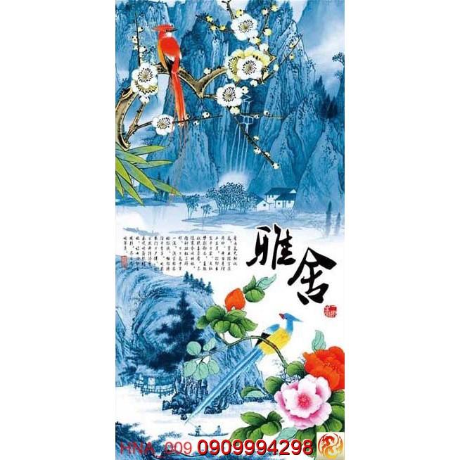TRANH DÁN TƯỜNG 3D CHIM CÔNG
