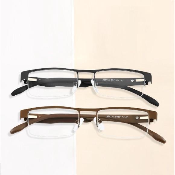 Kính lão thị viễn thị nhìn gần nam nữ cực đẹp và độ+100 đến +400 tiện lợi tròng Nhật bản UNIQUIKVT81Nau_Den hàng đẹp